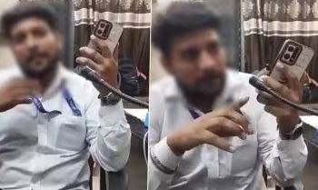 Railway Employee Video: भाषा को लेकर शख्स और रेलवे कर्मचारी के बीच हुई बहस, कर्मचारी बोला.. नहीं आती मराठी, तो क्या करूं, सोशल मीडिया पर वायरल हुआ वीडियो